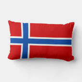 ノルウェーの旗 ランバークッション (裏面)