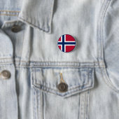 ノルウェーの旗 缶バッジ (インサイチュ)