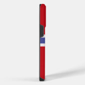 ノルウェーの旗 iPhoneケース (右側面)