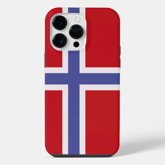 ノルウェーの旗 iPhoneケース (裏面)