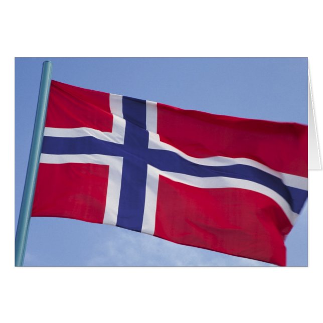 ノルウェーの旗 RF) (正面横)