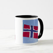 ノルウェーの旗 RF) マグカップ (正面右)