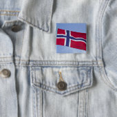 ノルウェーの旗 RF) 缶バッジ (インサイチュ)
