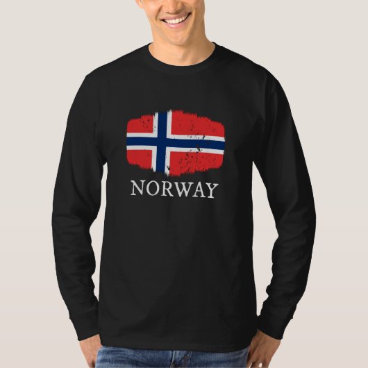 ノルウェーの旗 Tシャツ (正面)