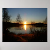 ノルウェーの日の出 ポスター (正面)