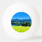 ノルウェーの景色 卓球ボール (正面)