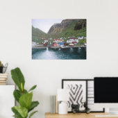 ノルウェーの村 ポスター (ホームオフィス)