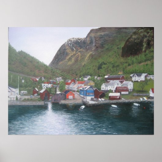 ノルウェーの村 ポスター (正面)