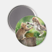 ノルウェーの森の子猫 マグネット (正面/裏面)