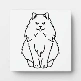 ノルウェーの森の猫の漫画 フォトプラーク