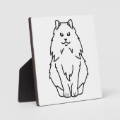 ノルウェーの森の猫の漫画 フォトプラーク (正面)