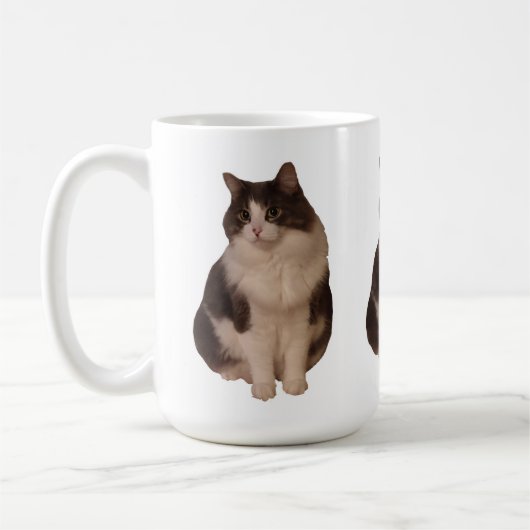 ノルウェーの森の猫マグ コーヒーマグカップ (左)