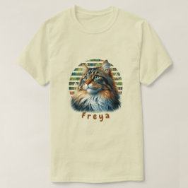 ノルウェーの森の猫Tシャツ Tシャツ