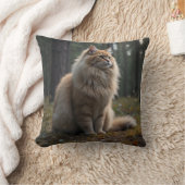 ノルウェーの森キャットクッション クッション (ブランケット)