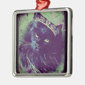 ノルウェーの森林猫のオーナメント メタルオーナメント (左)
