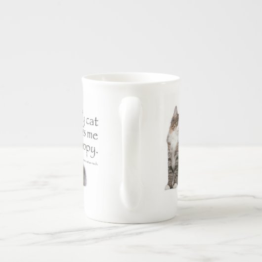 ノルウェーの森林猫のマグ ボーンチャイナマグカップ (裏面)