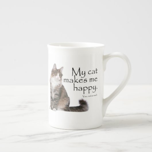 ノルウェーの森林猫のマグ ボーンチャイナマグカップ (右)