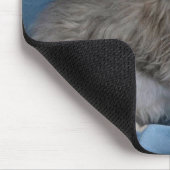 ノルウェーの森林、銀、虎猫および白 マウスパッド (コーナー)