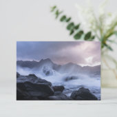 ノルウェーの海岸景観フォトカード (スタンド正面)