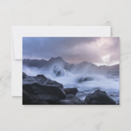 ノルウェーの海岸景観フォトカード