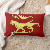 ノルウェーの紋章付き外衣 ランバークッション (ブランケット)