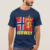 ノルウェーの紋章付き外衣 Tシャツ (正面)