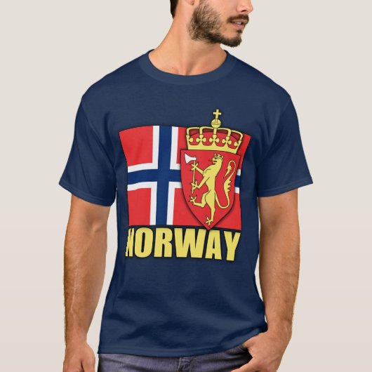 ノルウェーの紋章付き外衣 Tシャツ (正面)