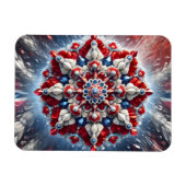 ノルウェーの色を使用したフレキシブルなフォトマグネット マグネット (横)