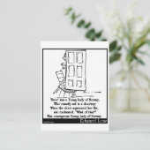 ノルウェーの若い婦人がいた ポストカード (スタンド正面)