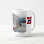 ノルウェーの行った採取 コーヒーマグカップ (正面右)