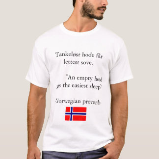 ノルウェーの諺 Tシャツ