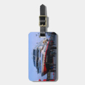 ノルウェーの遊航船 ラゲッジタグ (正面縦)