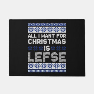 ノルウェーの醜いクリスマス ドアマット