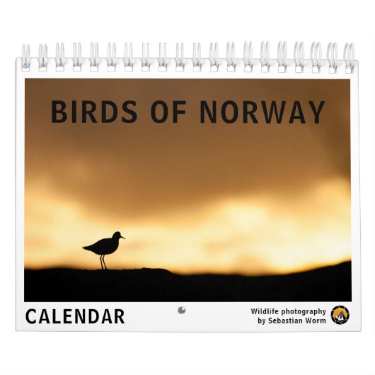 ノルウェーの野鳥 2027 カレンダー (カバー)