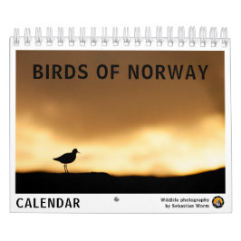 ノルウェーの野鳥 2027 カレンダー