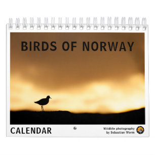 ノルウェーの野鳥 2027 カレンダー