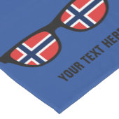 ノルウェーの陰のカスタムなテーブルのランナー ショートテーブルランナー (コーナー)