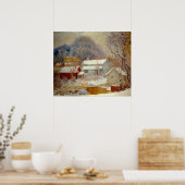 ノルウェーの風景サンドビケン ポスター (キッチン)