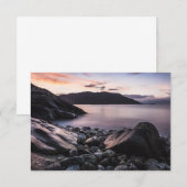 ノルウェーの風景フォトカード (正面/裏面)