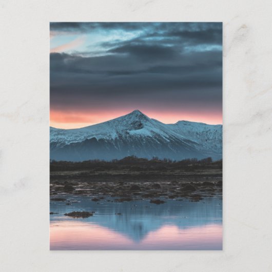 ノルウェーの風景 ポストカード (正面)