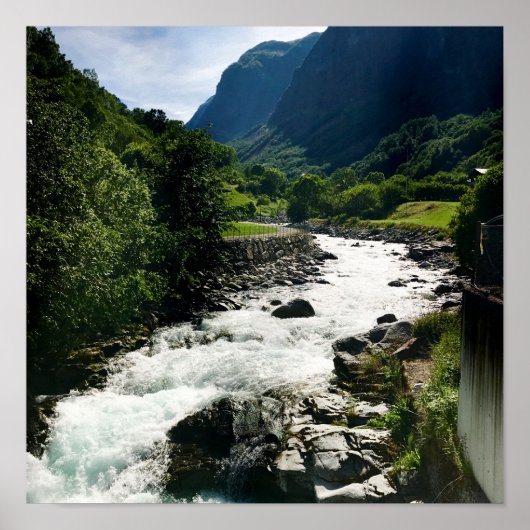 ノルウェーの魔法のフィヨルド村ポスター ポスター (正面)