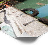 ノルウェーのFjaerlandsfjord fjord風景 フォトプリント (角)