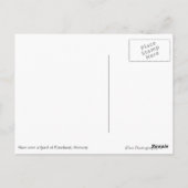 ノルウェーのFjordとFjordのハガキ縁どー ポストカード (裏面)