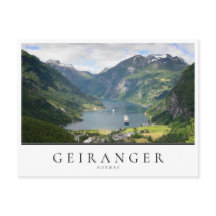 ノルウェーのGeiranger fjord
