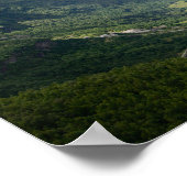 ノルウェーのGeirangerfjordビューのポスタープリント ポスター (角)