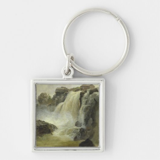 ノルウェーのHaugfoss、1827年 キーホルダー (正面)