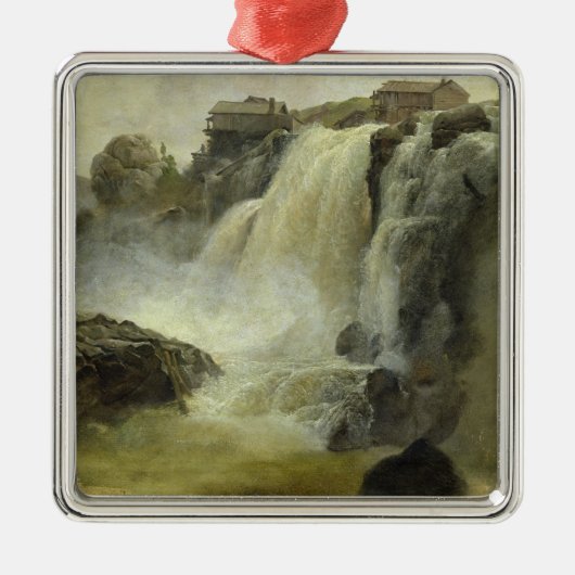 ノルウェーのHaugfoss、1827年 メタルオーナメント (正面)
