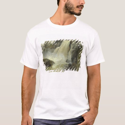 ノルウェーのHaugfoss、1827年 Tシャツ (正面)