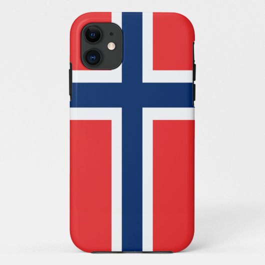 ノルウェーのiPhone 5の穹窖ID™の旗 Case-Mate iPhoneケース (裏面)