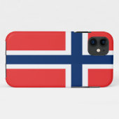 ノルウェーのiPhone 5の穹窖ID™の旗 Case-Mate iPhoneケース (裏面(横))